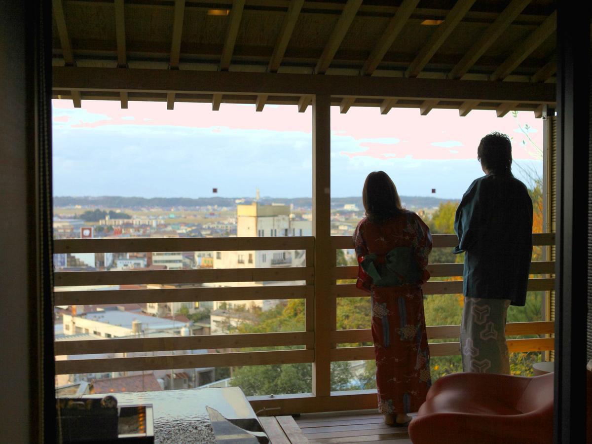 Hotel Yamashiro Onsen Midori No Yado Bansyoukaku Kaga  Exterior foto